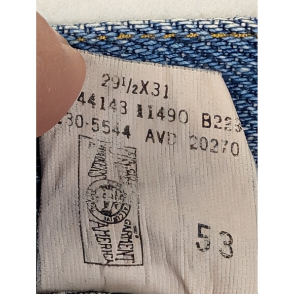 Riders Womens Jeans Size 12 Med High Rise Tapered Leg Blue Made in USA - Picture 3 of 8